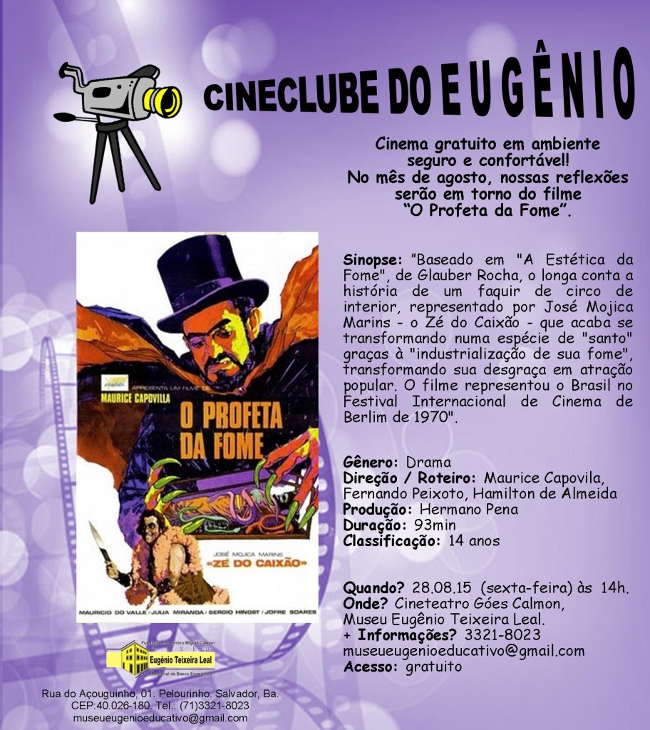 CineClube Agosto - Profeta da Fome -28